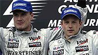 David Coulthard, Kimi Räikkönen, photo: Clive Rose / Getty Images