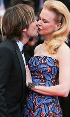 Keith Urban ja Nicole Kidman kuhertelivat Cannesissa.