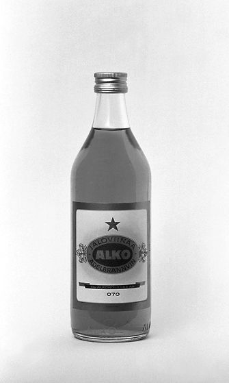 Yhden tähden Jaloviinaa  Alkossa  vuonna 1972 
