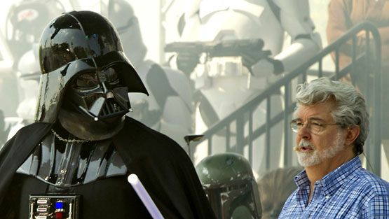 Darth Vader ja George Lucas