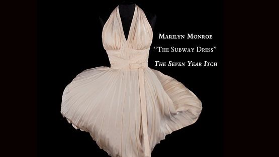 Marilyn Monroen puku elokuvasta Kesäleski