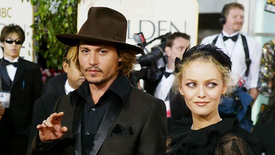 Johnny Depp ja Vanessa Paradis 2004