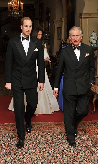 Cambridgen herttua, prinssi William ja prinssi Charles