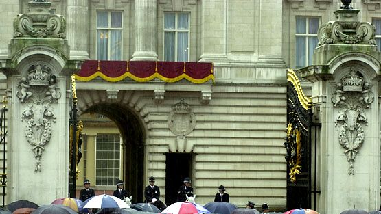 Buckinghamin palatsin parveke
