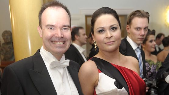 Peter Vesterbacka ja vaimo Teija 