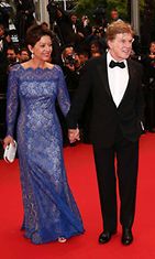  Robert Redford ja vaimo Sibylle Szaggars, All Is Lost -ensi-ilta,  The 66th Annual Cannes Film Festival