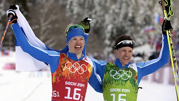Iivo Niskanen ja Sami Jauhojärvi voittivat olympiakultaa Sotshissa.