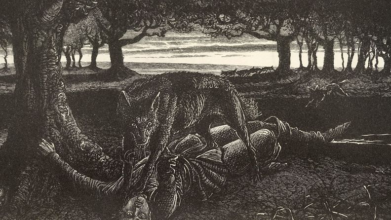 Kuva teoksessa Book of Werewolves: Being an Account of Terrible Superstition, vuodelta 1865.