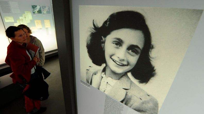 Anne Frankin valokuva.