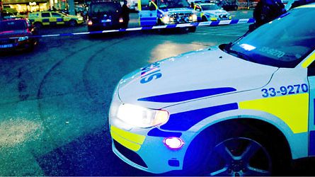 Ruotsin poliisi ampui puukottajaa Ljungskilessa Göteborgin pohjoispuolella. Kuva: EPA