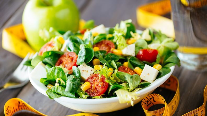 Salaatti,-laihdutus