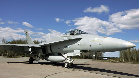 F18 Hornet (Lehtikuva)