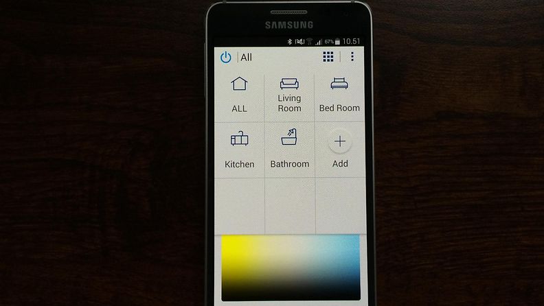 Samsung Smart Led Classic -älylampun ohjaussovellus