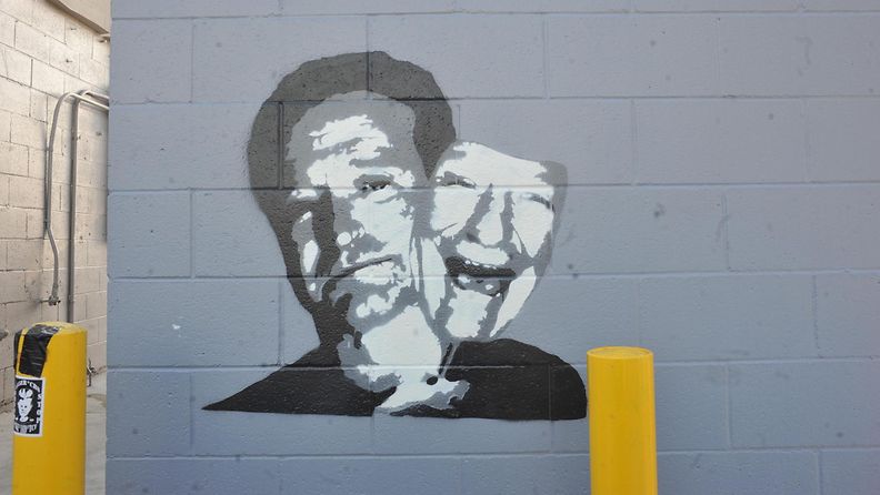 Robin Williamsin muistolle tehty maalaus 2
