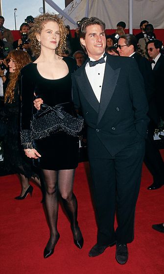 om Cruise ja Nicole Kidman 1991 Academy Awardseissa.