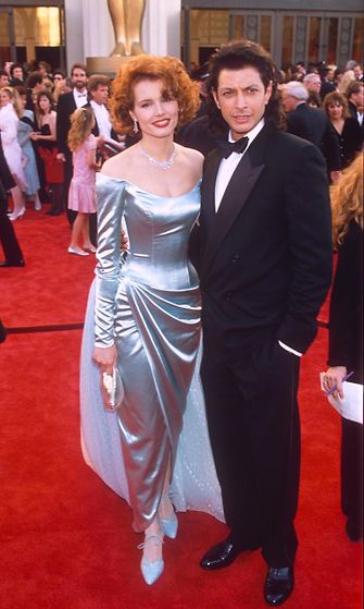Geena Davis ja Jeff Goldblum vuonna 1989
