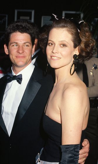 Sigourney Weaver and her husband, stage and film director Jim Simpson
