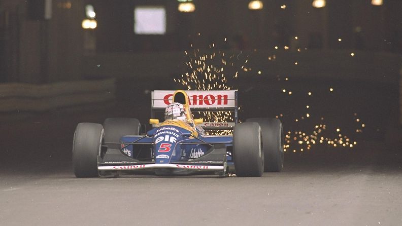 Nigel Mansell Monacossa vuonna 1992