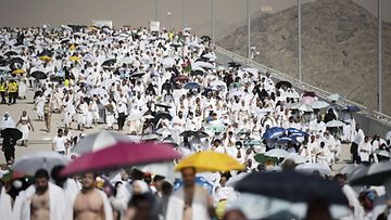 Mekka Mina saudi-arabia pyhiinvaeltajat pyhiinvaellus 