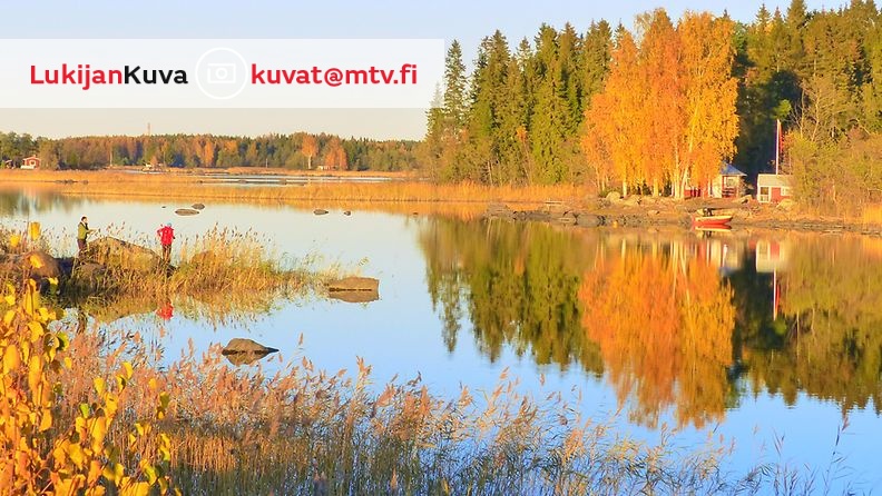 Aurinkoa ja ruskaa Vaasassa 18. lokakuuta 2015. Kuva: Matti Hietala