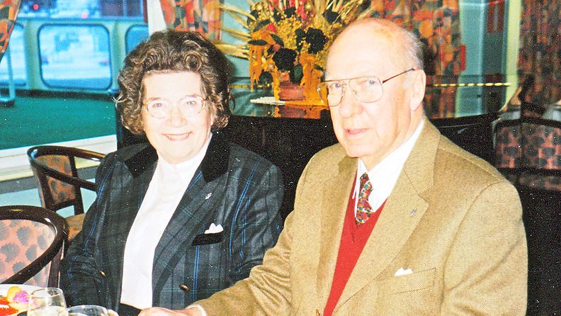 Aune ja Olli tammikuussa 1998