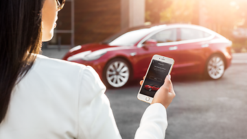 Model 3 - My Tesla Phone App as Key
