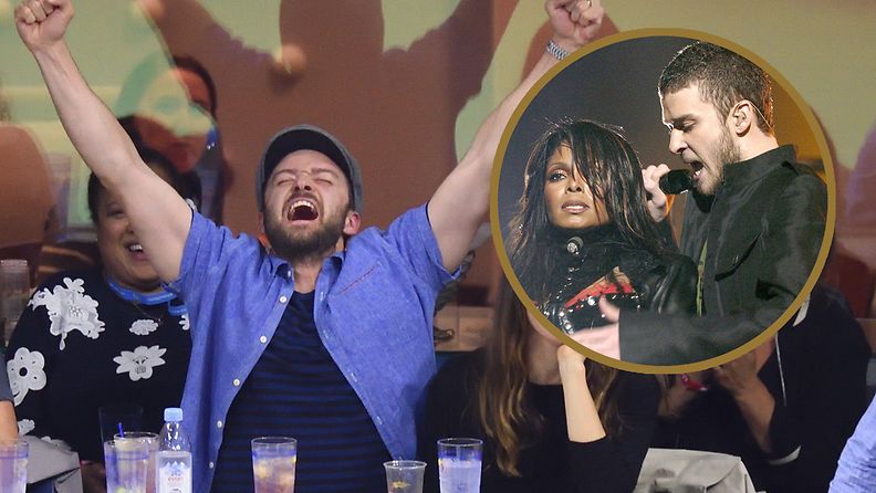 Justin Timberlake syyskuu 2017 ja helmikuu 2004 Janet Jackson