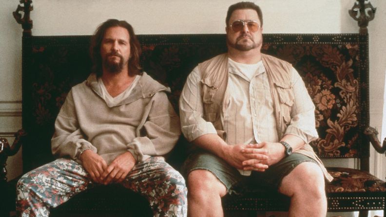 Big Lebowski 1998 Jeffrey "The Dude" Lebowski (Jeff Bridges) ja Walter Sobchak (John Goodman)