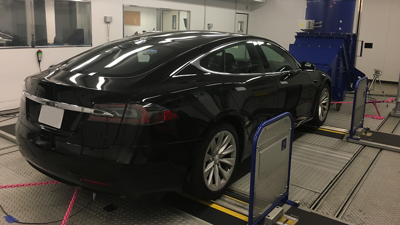 EV Range Testing Tesla Test Vehicle AAA