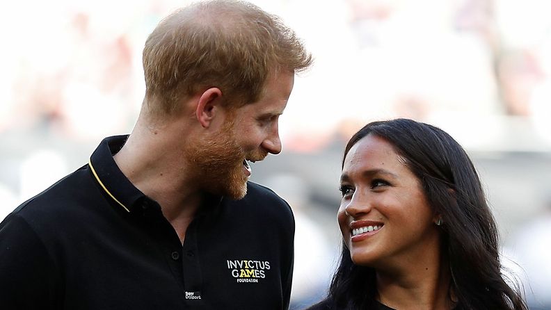 Prinssi Harry ja herttuatar Meghan baseball-ottelussa Lontoossa kesäkuussa 2019 (1)