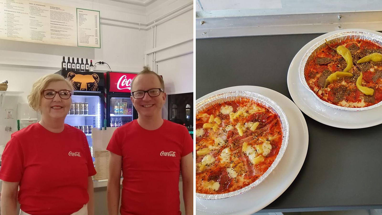 Anne ja Jukka Nordlund pohjaton pizza Jubupizza