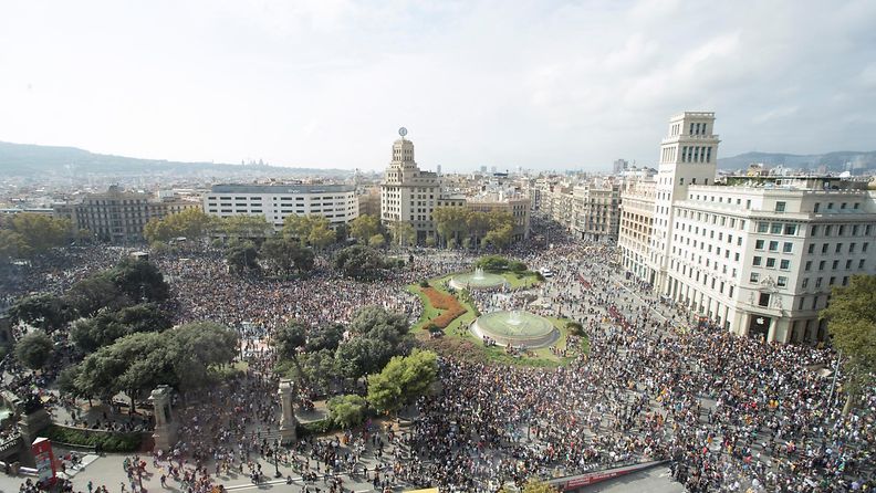 EPA, Espanja, Barcelona, mielenosoitus