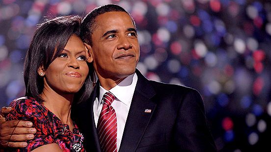 Michelle ja Barack Obama (Kuva: EPA/SHAWN THEW)