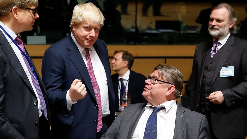 Boris Johnson ja Timo Soini