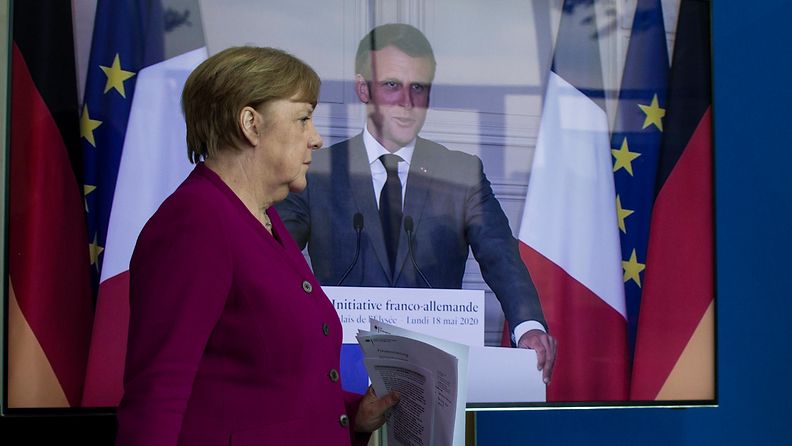 Emmanuel Macron Angela Merkel