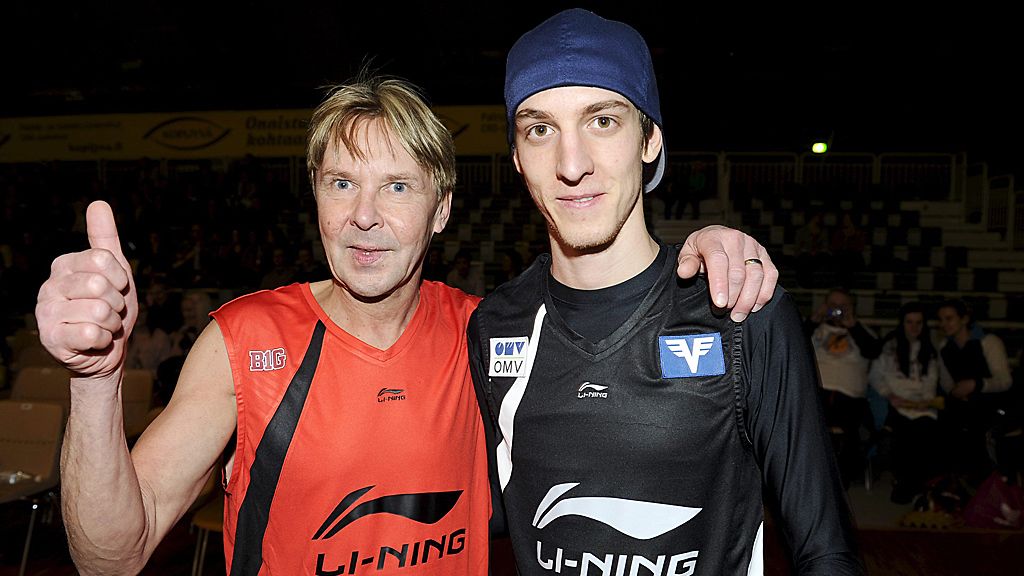 Matti Nykänen (vas.) ja Gregor Schlierenzauer ovat ystävyksiä. 