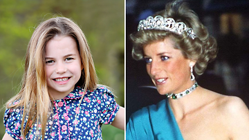 Charlotte, Diana, tiara