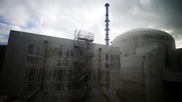 Flamanville 3 -ydinreaktori helmikuussa 2018 Luoteis-Ranskassa.