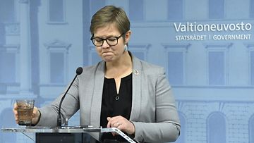 LK: Krista Mikkonen, uusi sisäministeri, tiedotustilaisuus