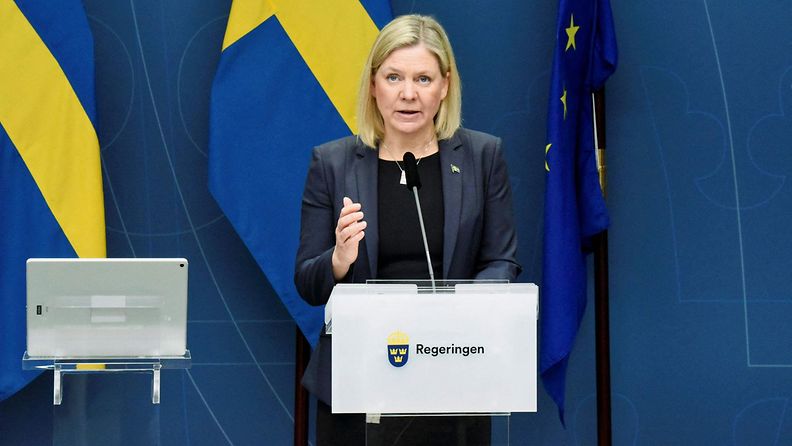 Ruotsin pääministeri Magdalena Andersson