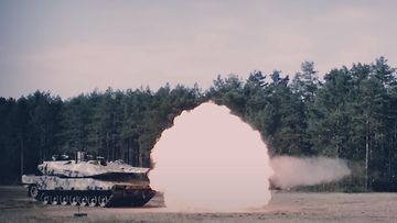 Panther-panssarivaunu Rheinmetallin mainosvideolla.