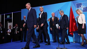 AOP Nato-huippukokous Madrid 280622: Niinistö, Andersson, Erdogan, Stoltenberg ym. 3