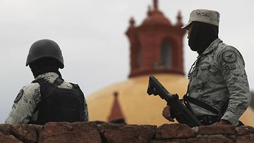 Meksikon armeijan sotilaita kesäkuussa 2022