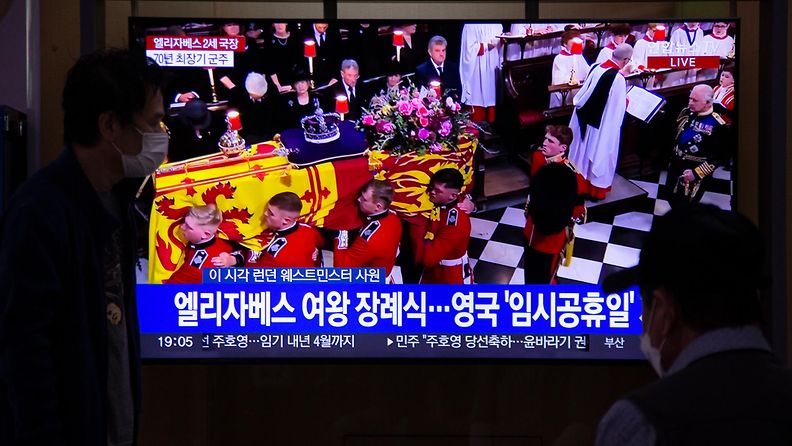 AOP Elisabetin hautajaisia seurataan Etelä Koreassa