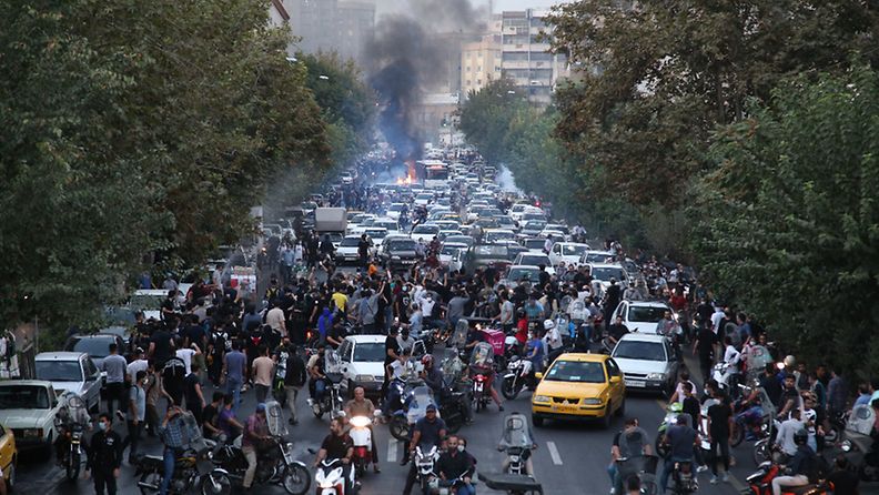 MIelenosoitus Iranin pääkaupungissa Teheranissa.