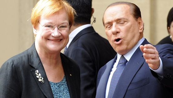 Silvio Berlusconi on kertonut käyttäneensä "Playboyn viehätysvoimaa" presidentti Tarja Haloseen.